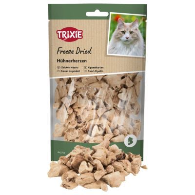 Trixie Freeze Dried Chicken Hearts Cat Treats 25g - HugglePets