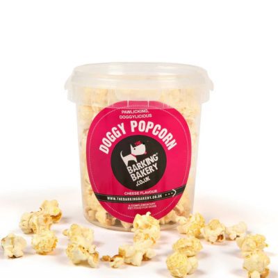 Barking Bakery Doggy Cheesy Popcorn Tub