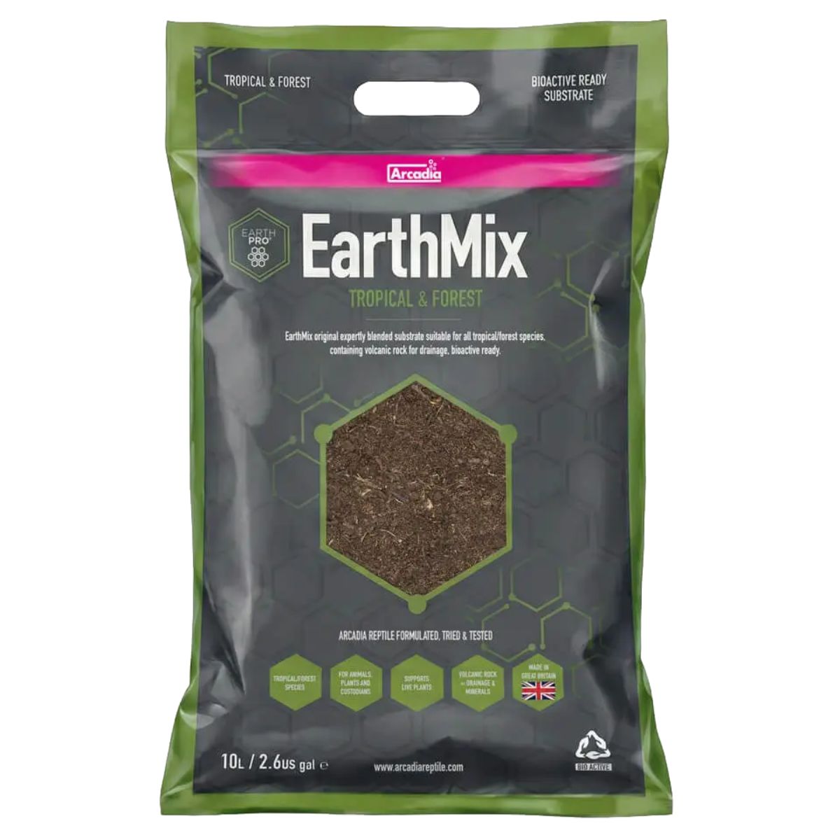 Arcadia EarthMix - Tropical & Forest Substrate
