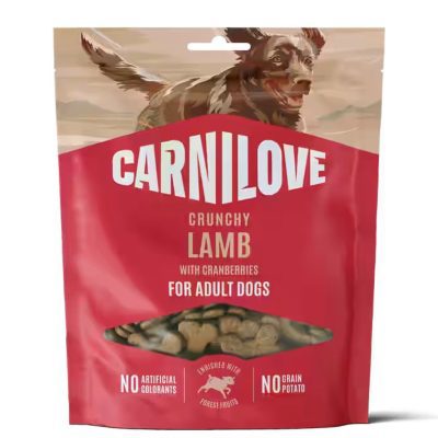 Carnilove Lamb with Cranberries Crunchy Snack for Dogs 200g