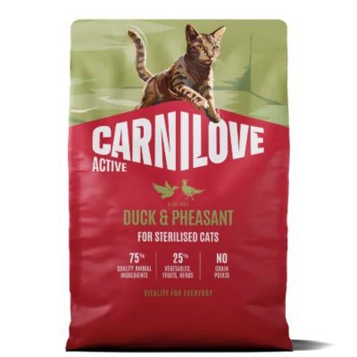 Carnilove Active Duck & Pheasant Cat Food