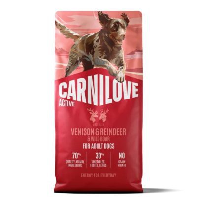 Carnilove Active Venison, Reindeer & Wild Boar Dog Food