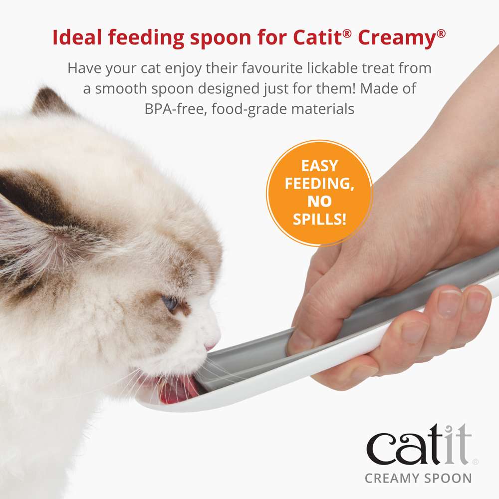 Catit Creamy Lickable Cat Treat Spoon