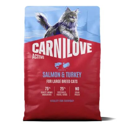 Carnilove Active Salmon & Turkey Large Breed Cat Food