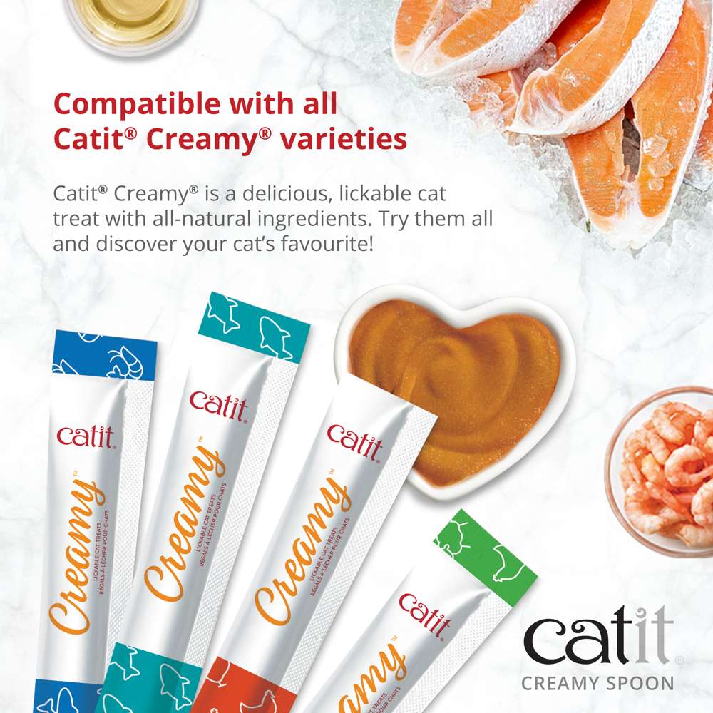 Catit Creamy Lickable Cat Treat Spoon